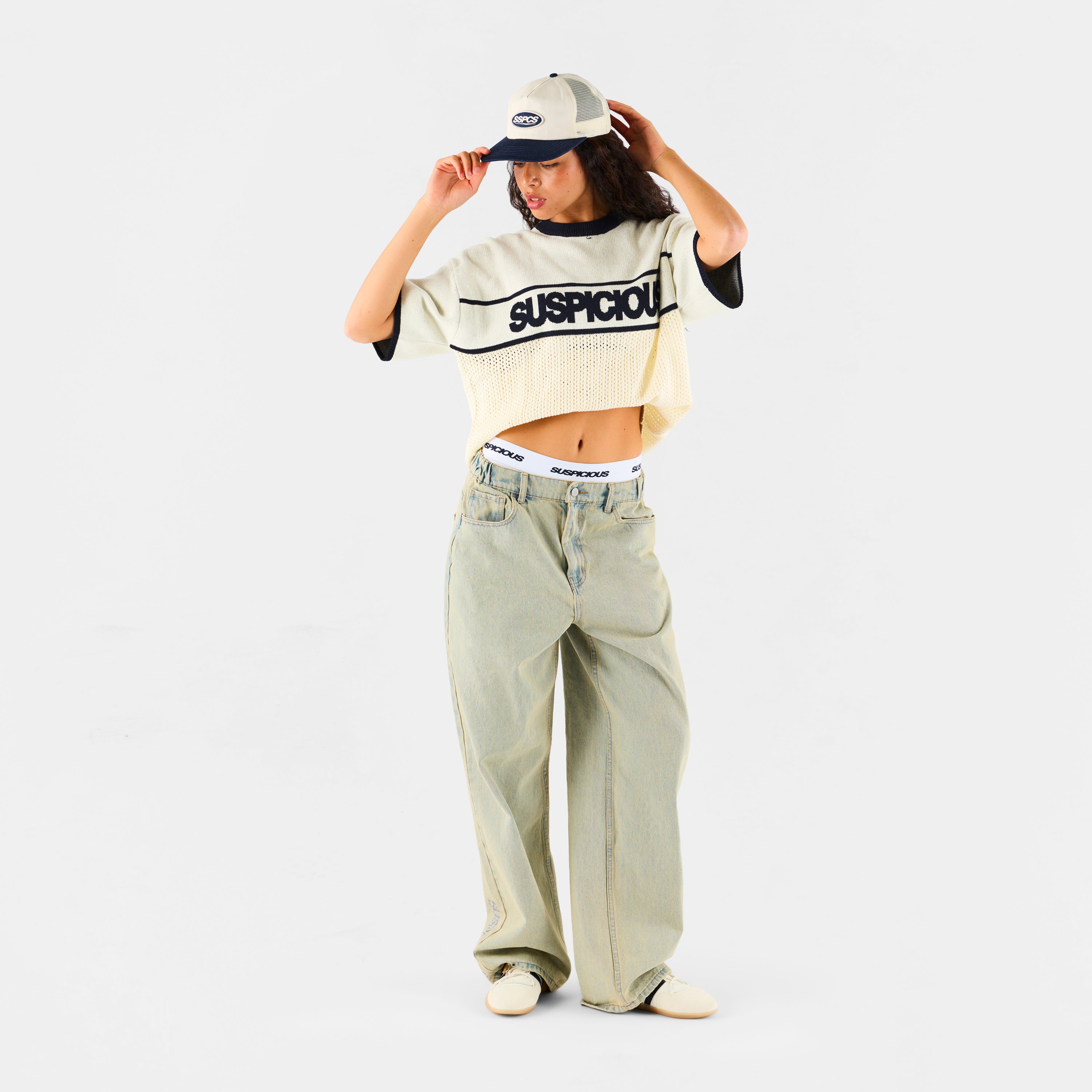 Nr 17 Knitted Jersey - Natural – Suspicious Antwerp
