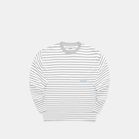 Knokke / Offline Block Party Striped Longsleeve - Ash & White