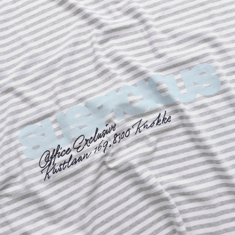 Knokke / Offline Block Party Striped Longsleeve - Ash & White