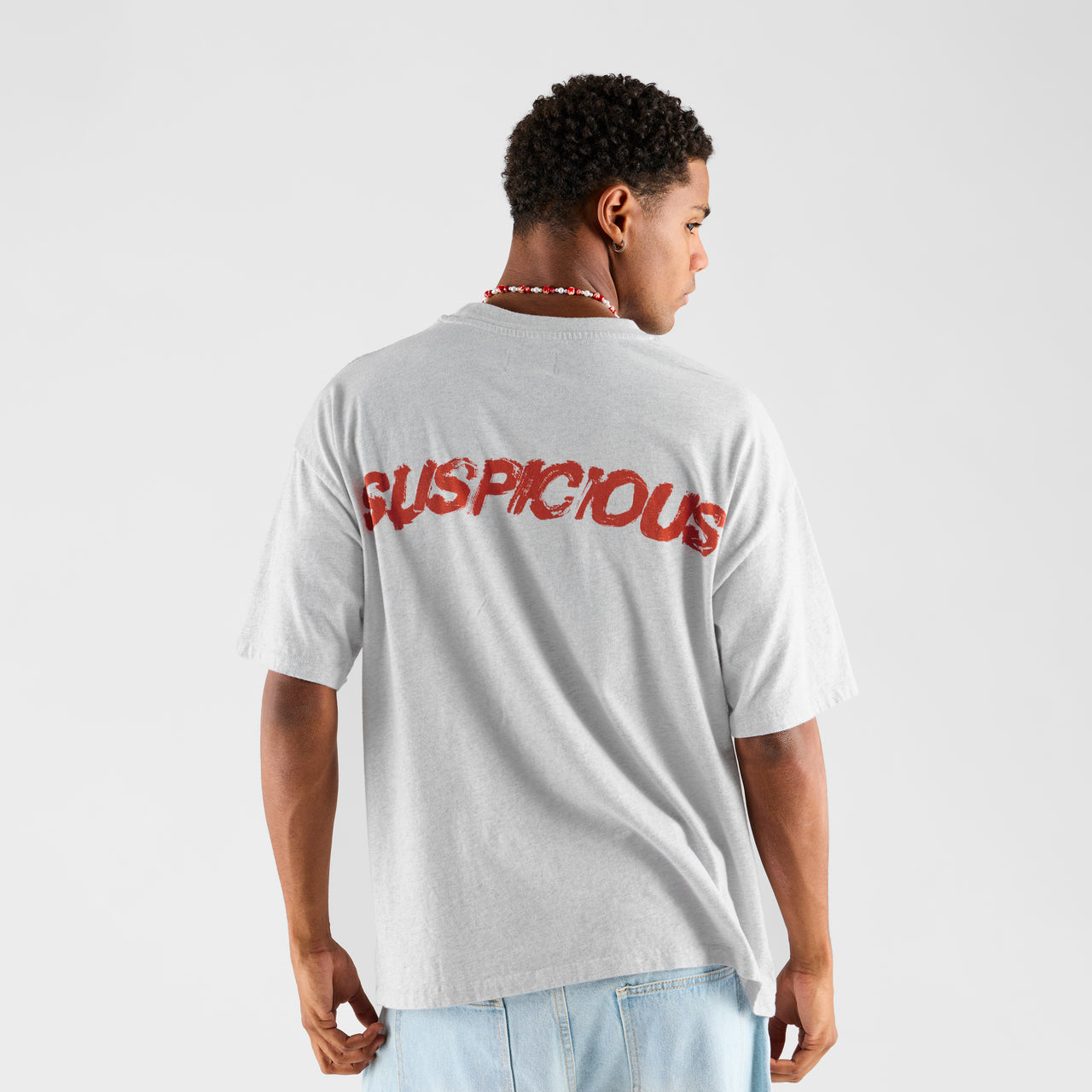 Paint Brush Tee - Ash