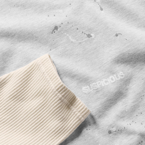 Winter 2 / Painter Layered Waffle Longsleeve - Heather Grey