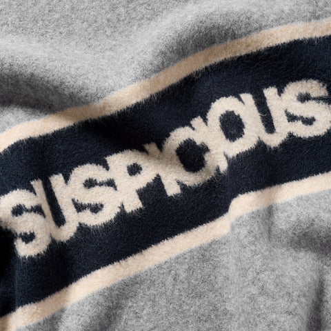 Winter 2 / Panel Knitted Sweat - Heather Grey