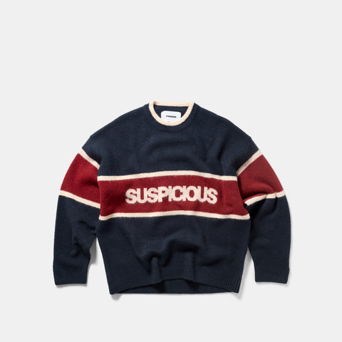 Winter 2 / Panel Knitted Sweat - Nightfall