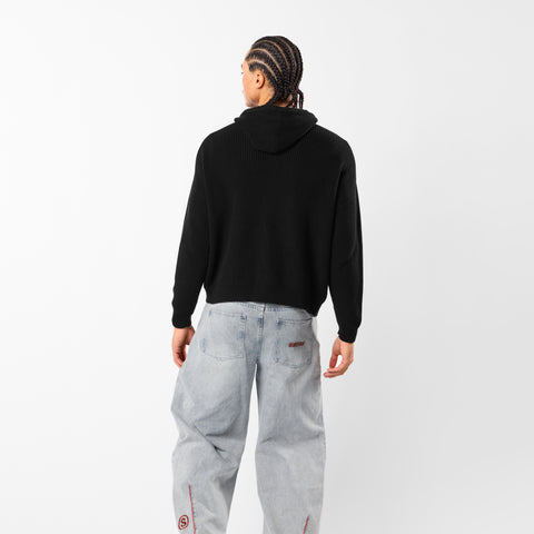 Winter3 / Patch Patrol Vintage Zip-Up - Black