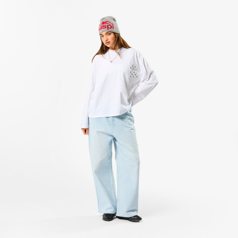 Polkaline / Polka Pocket Longsleeve - White