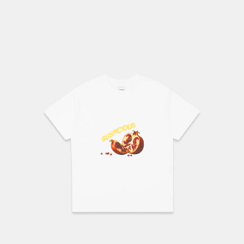 GTD / Pomegranate Tee - White
