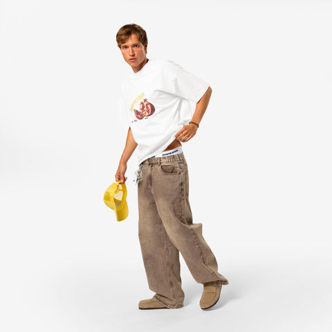 GTD / Pomegranate Tee - White