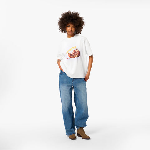 GTD / Pomegranate Tee - White