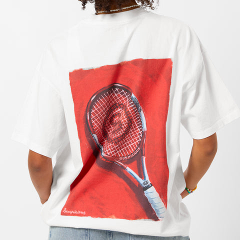 GTD / Racket Tee - White