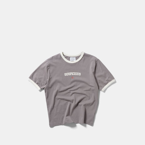 Suspicious Cowboys / Ranch Ringer Tee - Washed Charcoal