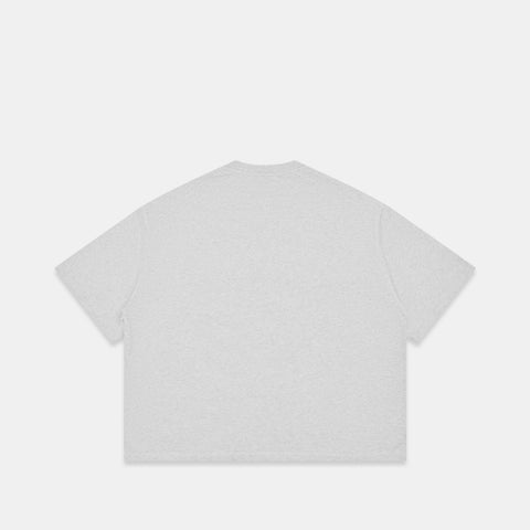 Summer Stripes / Red Layered SSPCS Applique Tee - Ash