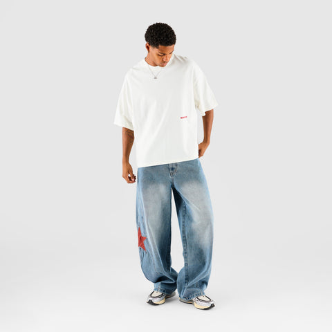 Suspicious Cowboys / Red Star Barrel Jeans - Washed Blue