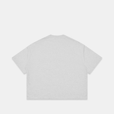 Summer Stripes / Red Striped SSPCS Applique Tee - Ash