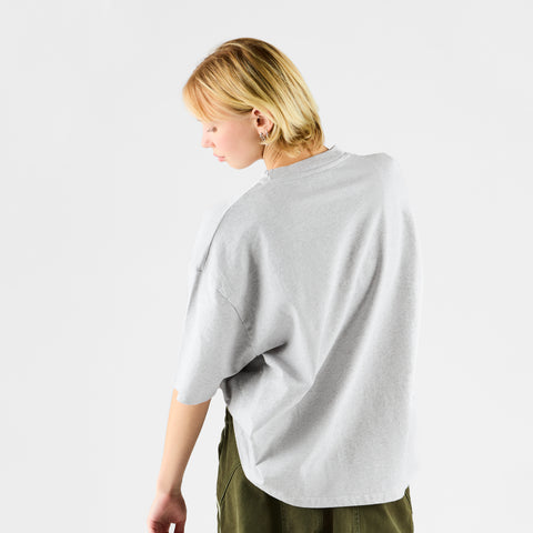 Summer Stripes / Red Striped SSPCS Applique Tee - Ash
