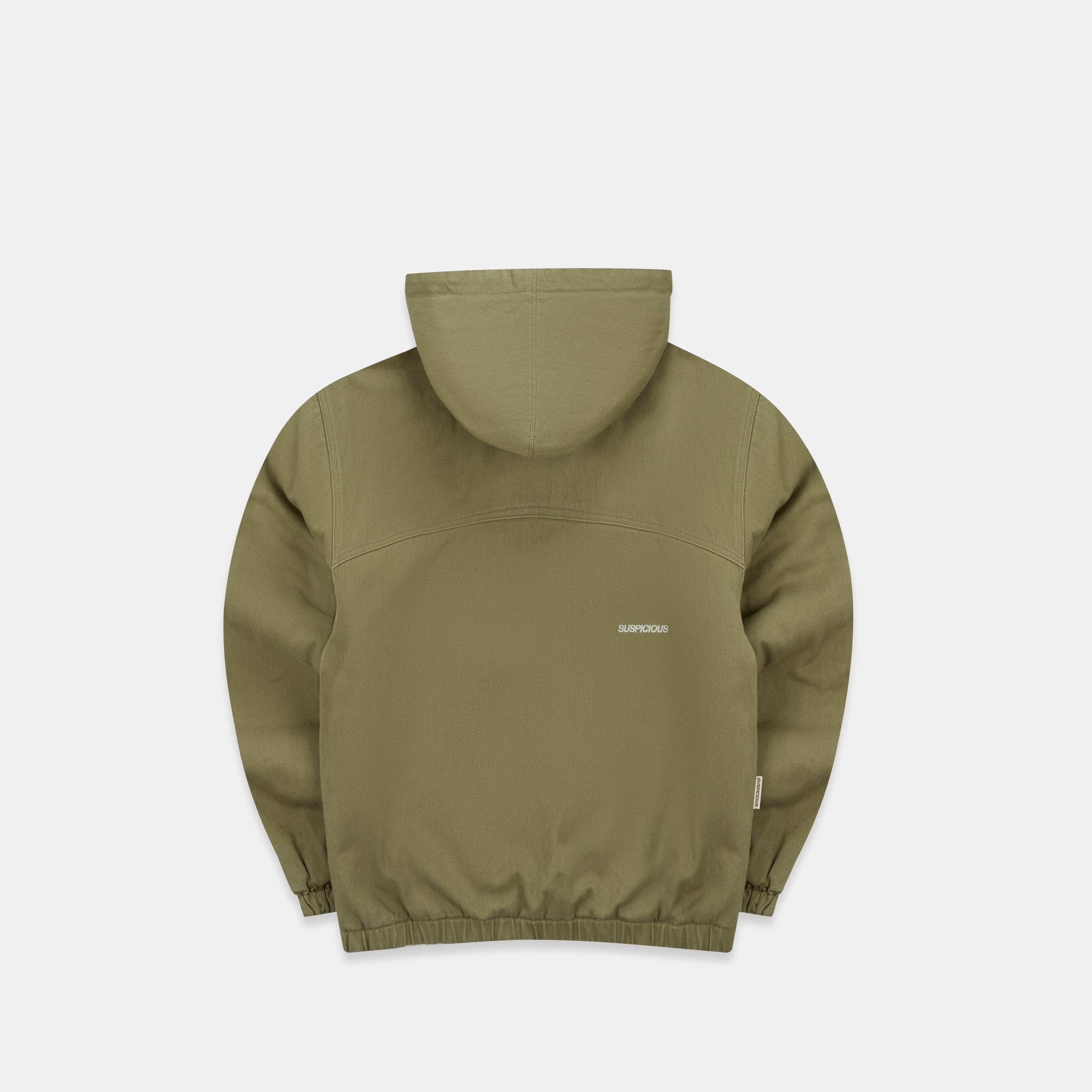Reversible Canvas Hooded Jacket - Lichen Green – Suspicious Antwerp