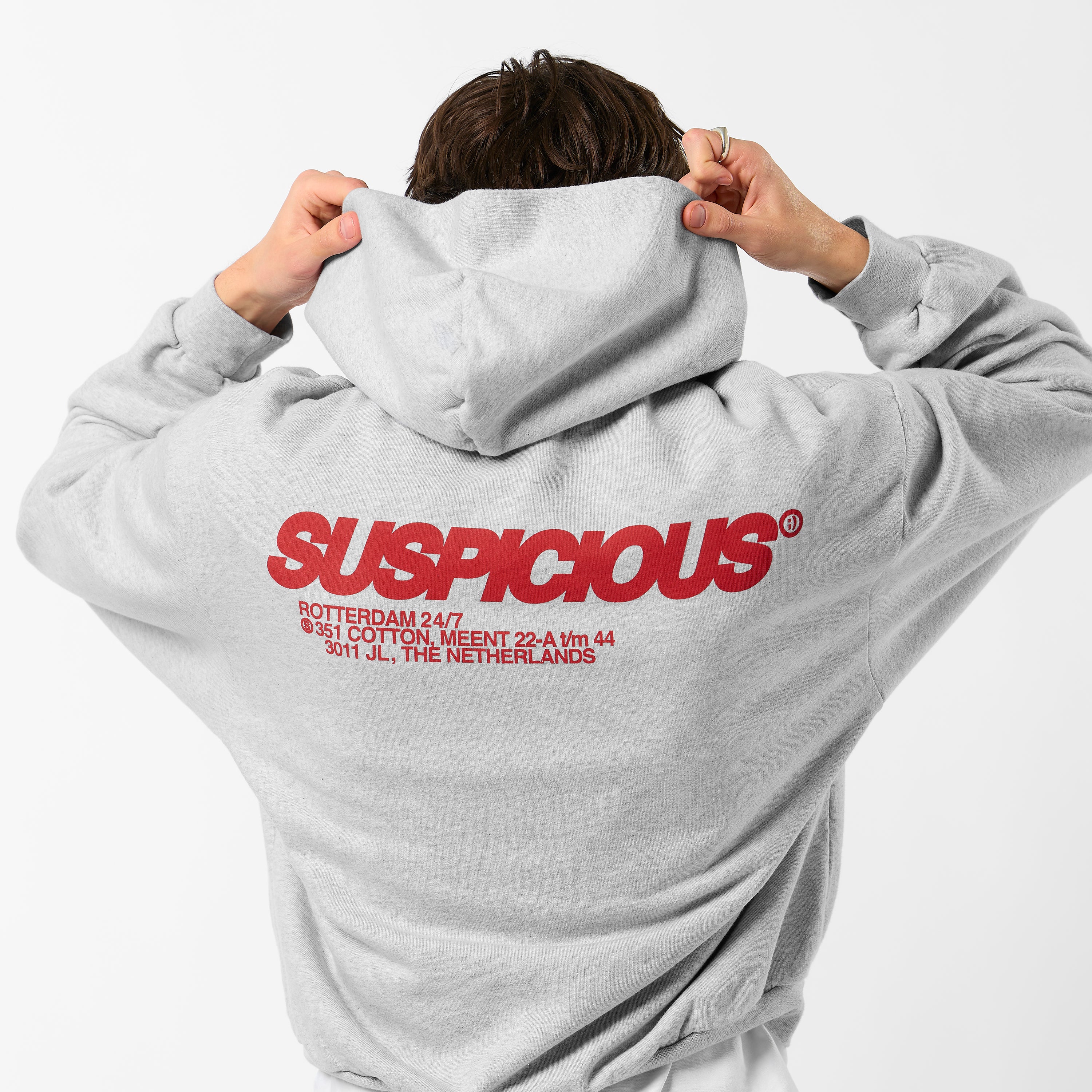 Rotterdam Exclusive Hoodie - Ash – Suspicious Antwerp