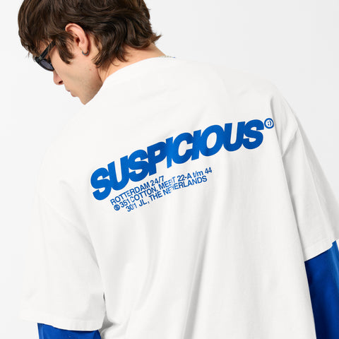 RDA / Rotterdam Exclusive Tee - White & Big Blue