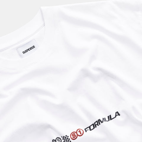 Racer / S1 Formula Tee - White