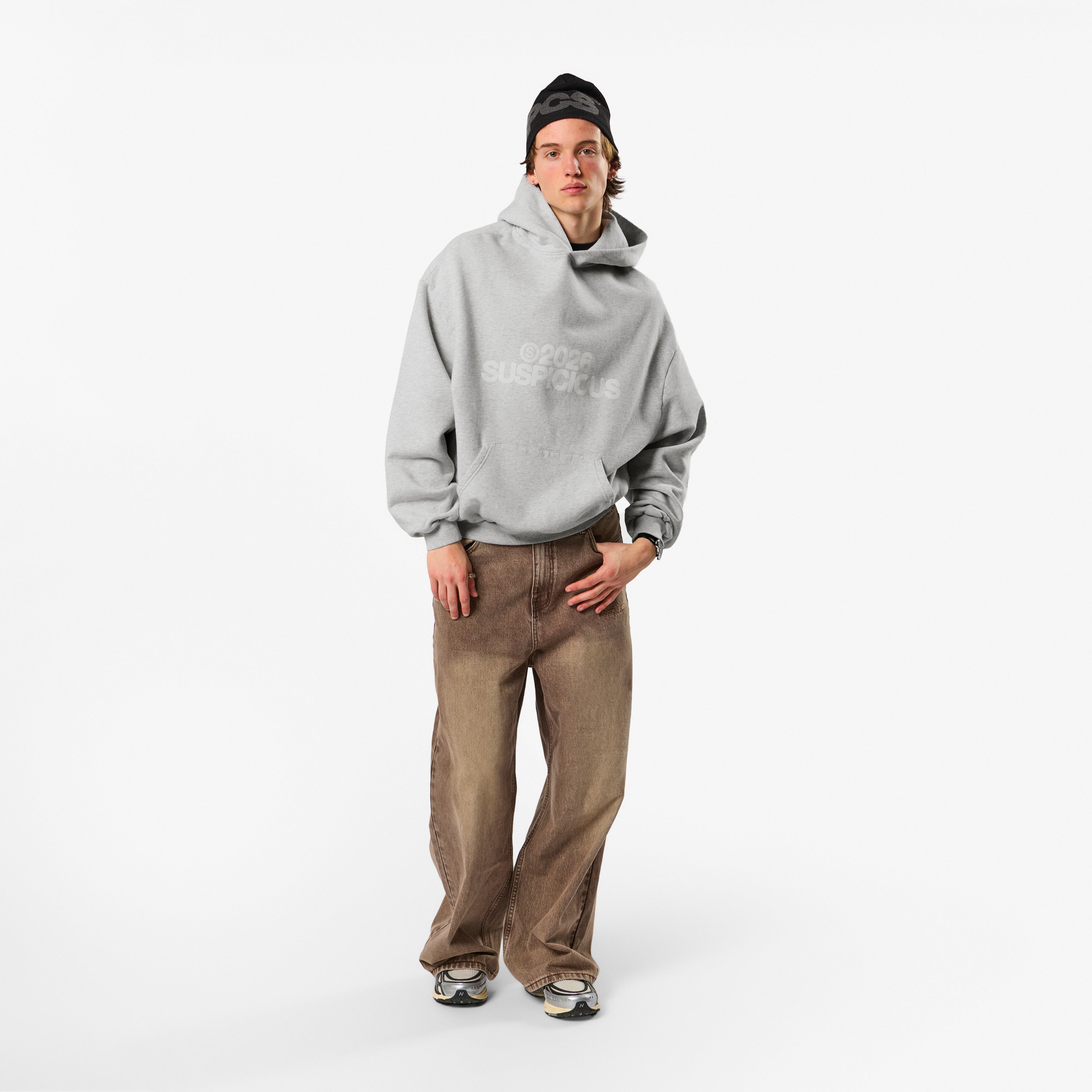 S2026 Hoodie - Ash – Suspicious Antwerp