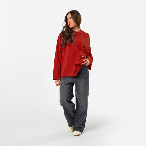 Spring 1 / S2026 Longlseeve - Ruby Red