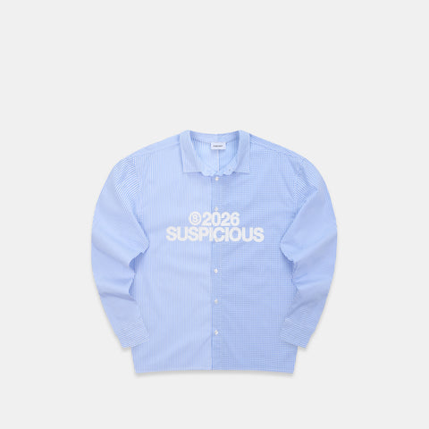 Spring 1 / S2026 Split Longsleeve Shirt - Light Blue