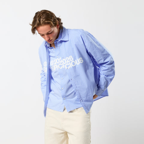 Spring 1 / S2026 Split Longsleeve Shirt - Light Blue