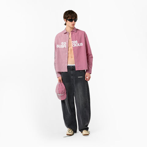 Spring 1 / S2026 Split Longsleeve Shirt - Ruby