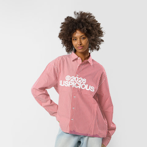 Spring 1 / S2026 Split Longsleeve Shirt - Ruby