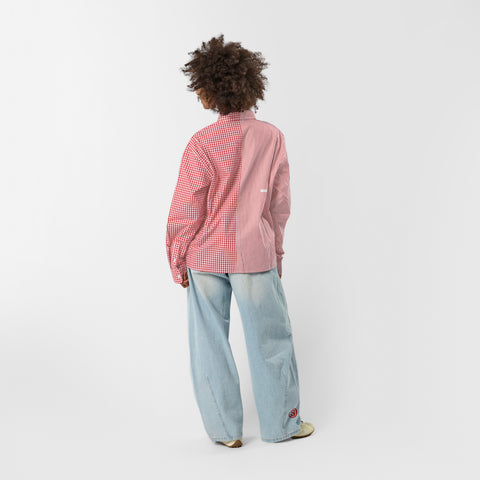 Spring 1 / S2026 Split Longsleeve Shirt - Ruby