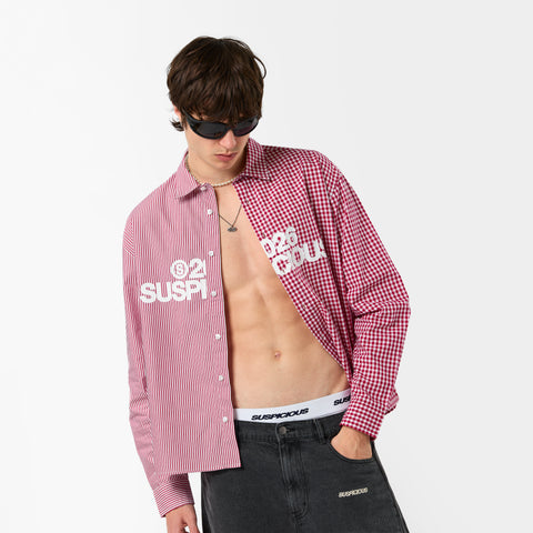 Spring 1 / S2026 Split Longsleeve Shirt - Ruby