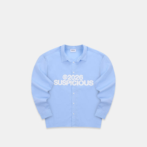 Spring 1 / S2026 Striped Longsleeve Shirt - Light Blue