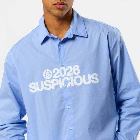 Spring 1 / S2026 Striped Longsleeve Shirt - Light Blue