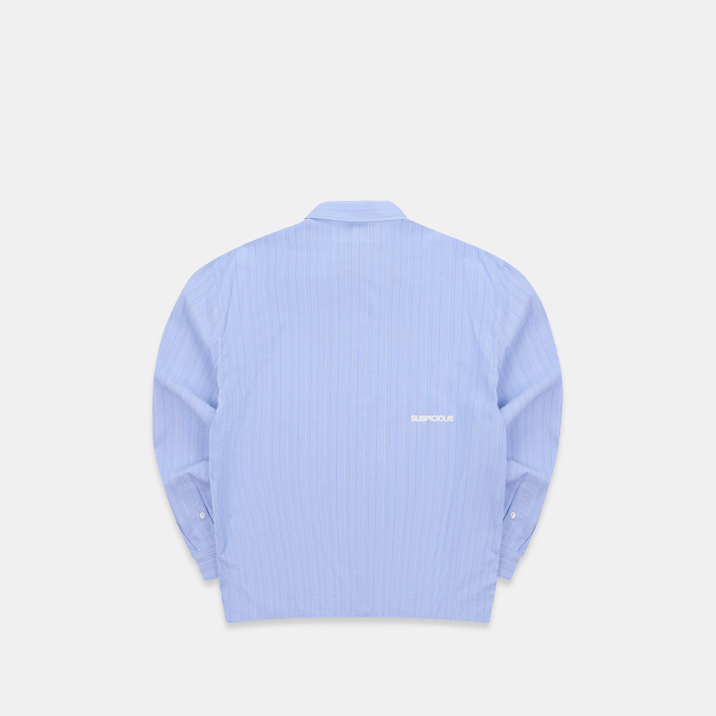 S2026 Striped Longsleeve Shirt - Light Blue & White – Suspicious
