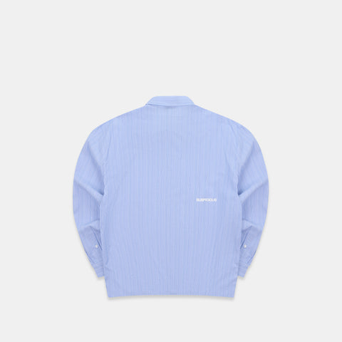 Spring 1 / S2026 Striped Longsleeve Shirt - Light Blue & White