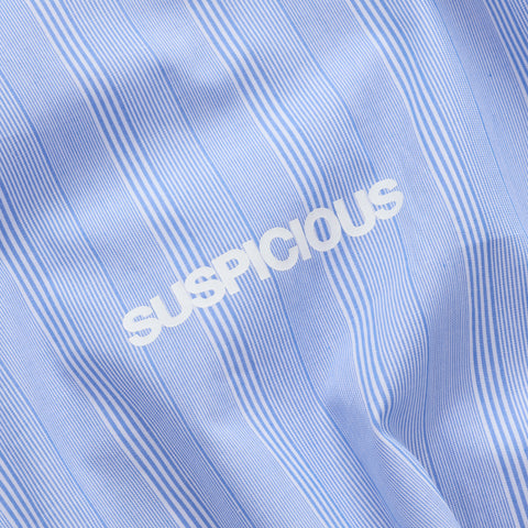 Spring 1 / S2026 Striped Longsleeve Shirt - Light Blue & White