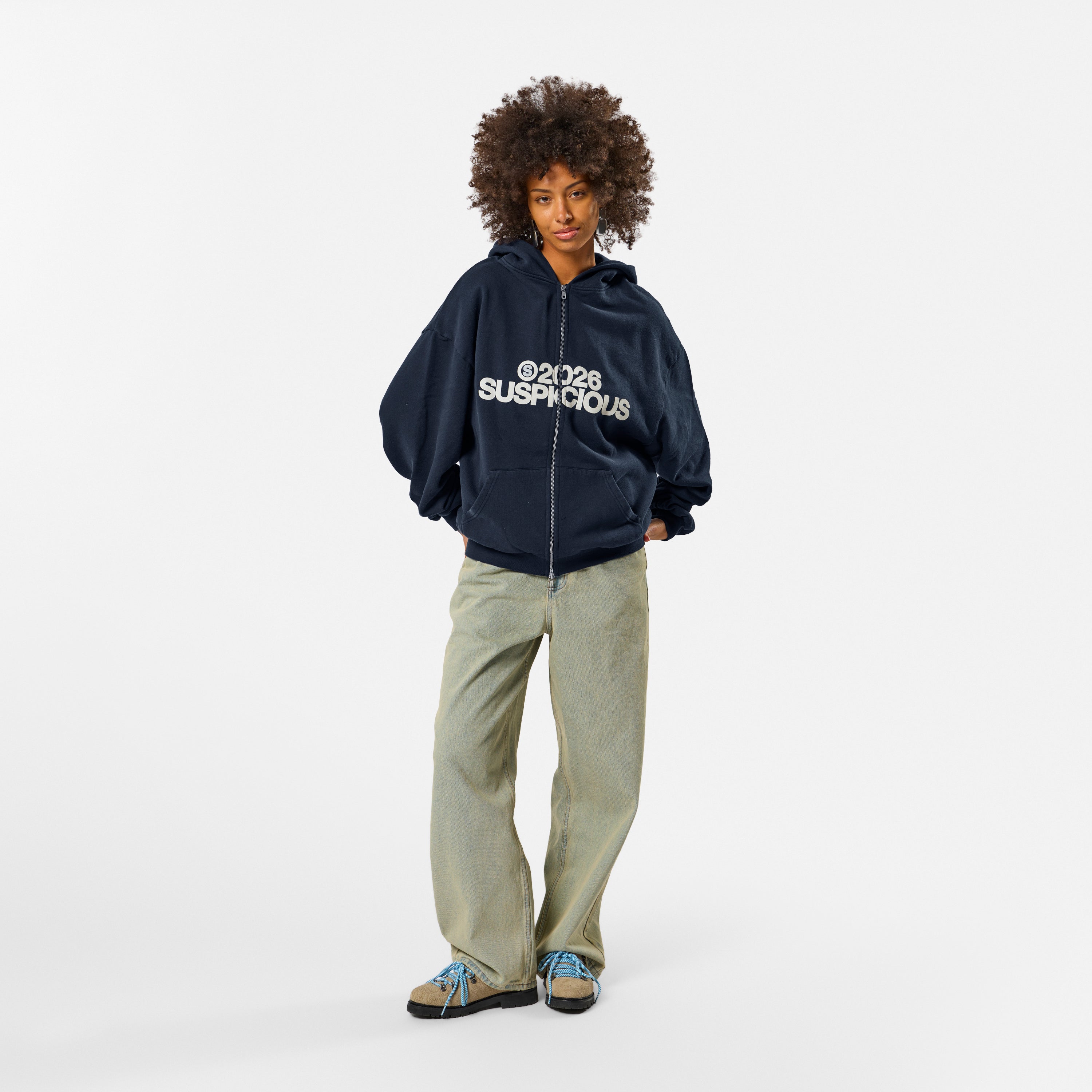 S2026 Zip-Up Hoodie - Nightfall – Suspicious Antwerp