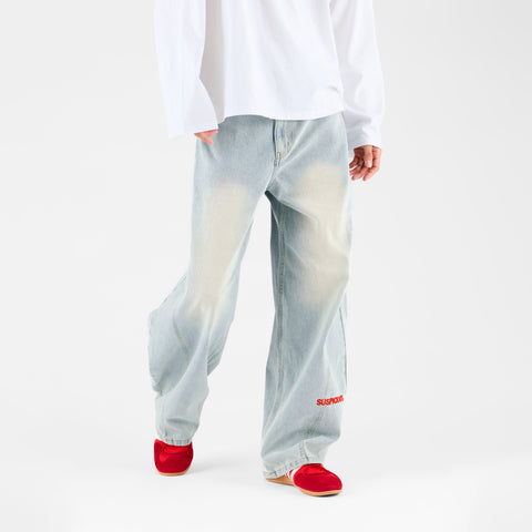 Spring 1 / S Barrel Jeans - Bleached