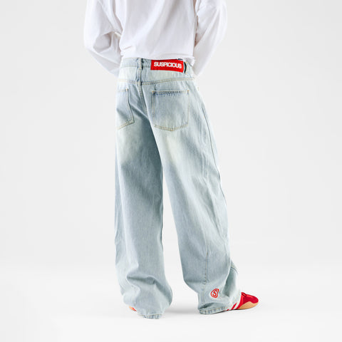 Spring 1 / S Barrel Jeans - Bleached