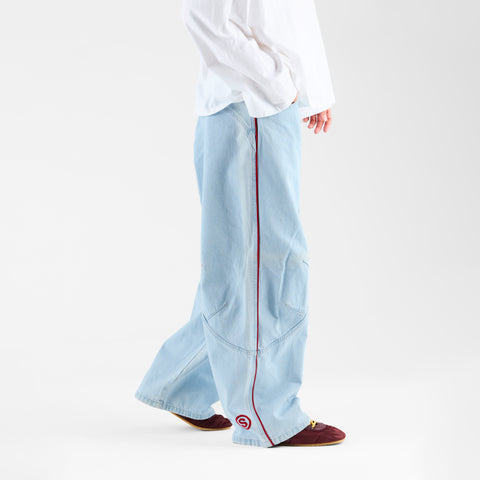 Off Season / S Club Big Barrel Jeans - Bleached