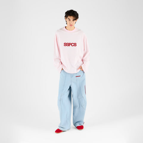 Off Season / S Club Big Barrel Jeans - Bleached