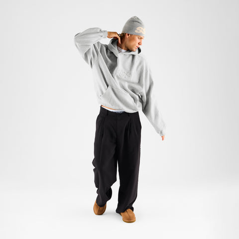 Summer Stripes / SSPCS Applique Hoodie - Ash