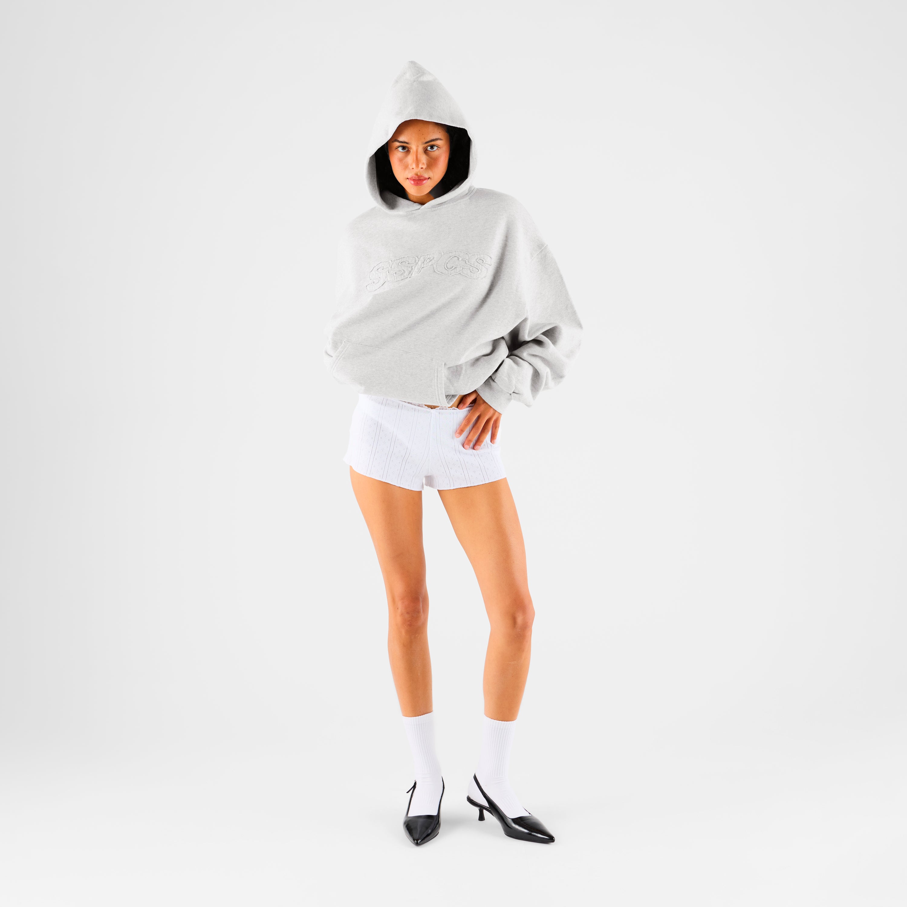 SSPCS Applique Hoodie - Ash – Suspicious Antwerp