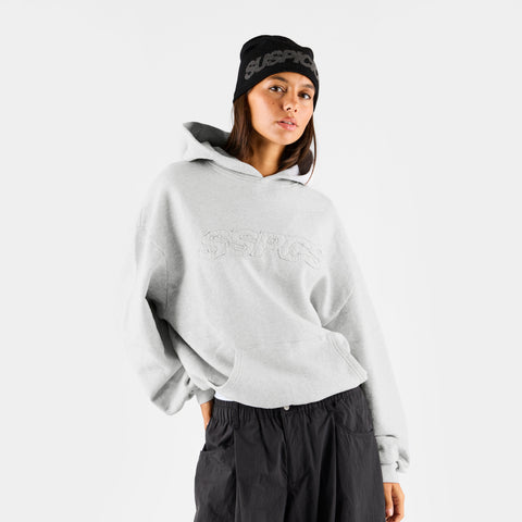 Summer Stripes / SSPCS Applique Hoodie - Ash