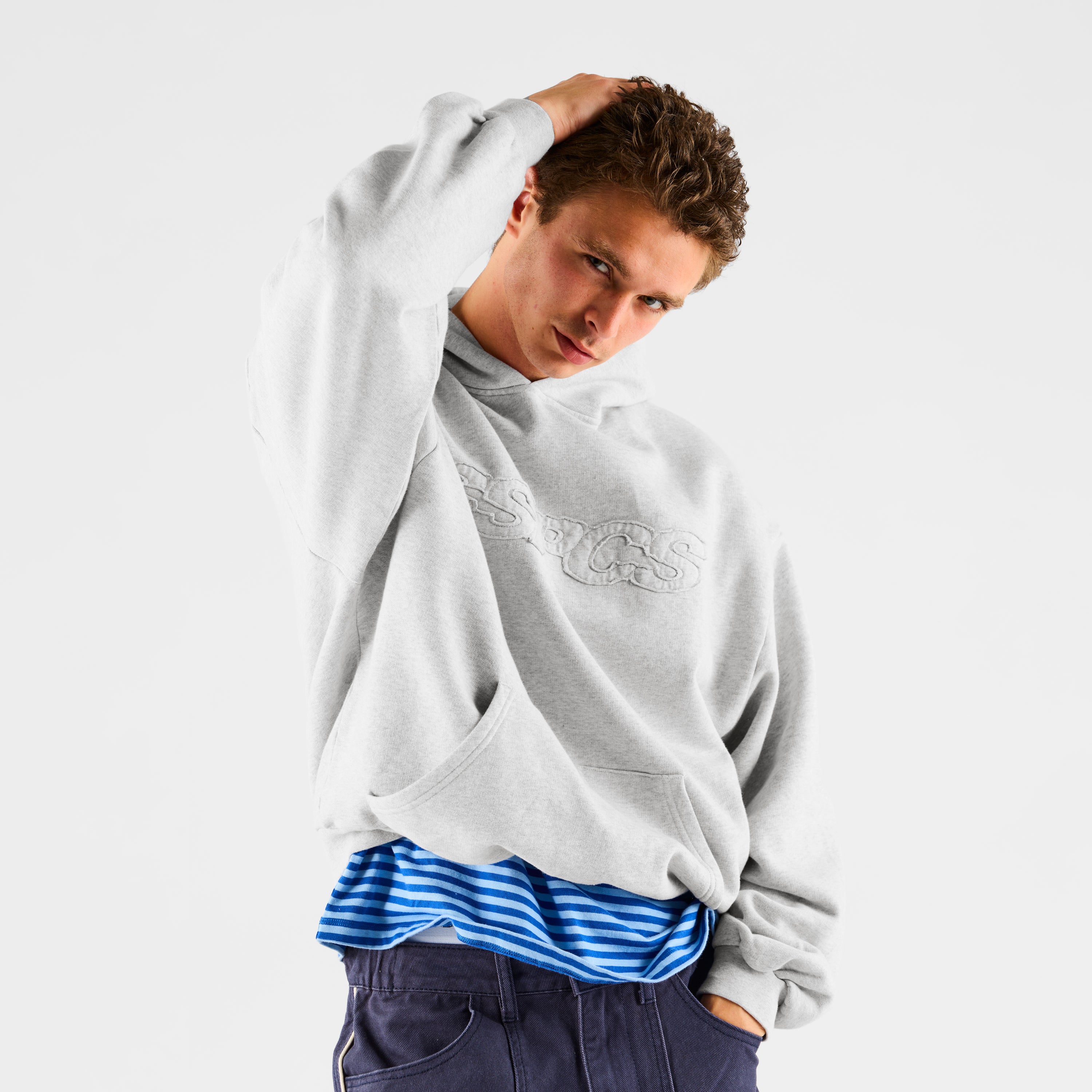 SSPCS Applique Hoodie - Ash – Suspicious Antwerp