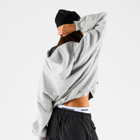 Summer Stripes / SSPCS Applique Hoodie - Ash