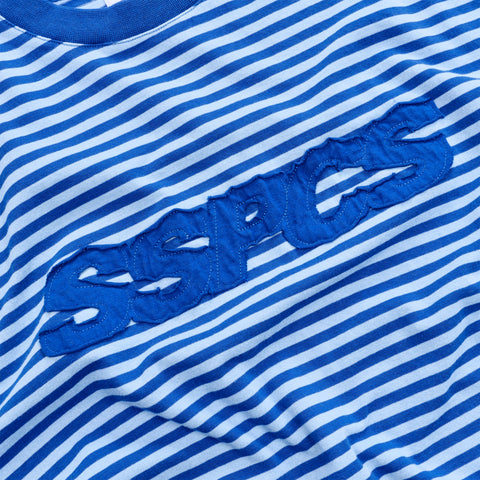 Summer Stripes / SSPCS Applique Striped Longsleeve - Blue