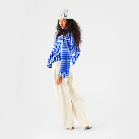 Summer Stripes / SSPCS Applique Striped Longsleeve - Blue