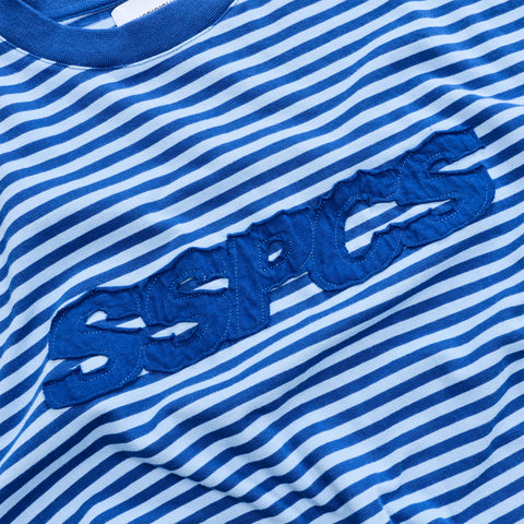 Summer Stripes / SSPCS Applique Striped Tee - Blue