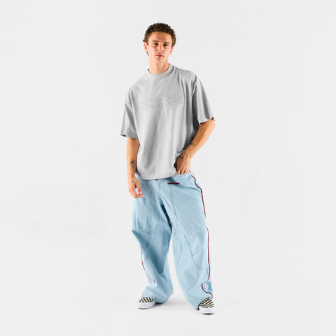 Summer Stripes / SSPCS Applique Tee - Ash