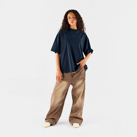 Summer Stripes / SSPCS Applique Tee - Nightfall